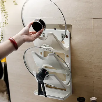 Cupboard Saucepan Pan Pot Cover Lid Fresh Tool Storage Holder Rack Wall-Mount Shelf Cooking Dish Stove Rests Kitchen Organizer
Cupboard Saucepan Pan Pot Cover Lid Fresh Tool Storage Holder Rack Wall-Mount Shelf Cooking Dish Stove Rests Kitchen Organizer