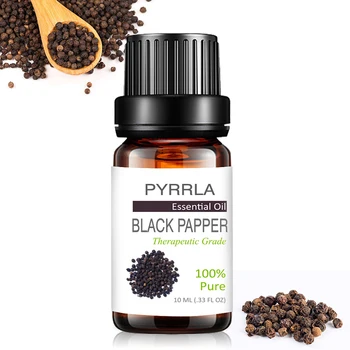 Pyrrla 10ml Black Pepper Pure Essential Oils For Aromatherapy Calmness Relieve Stress Help Sleep Humidifier Massage Aromatic Oil
Pyrrla 10ml Black Pepper Pure Essential Oils For Aromatherapy Calmness Relieve Stress Help Sleep Humidifier Massage Aromatic Oil