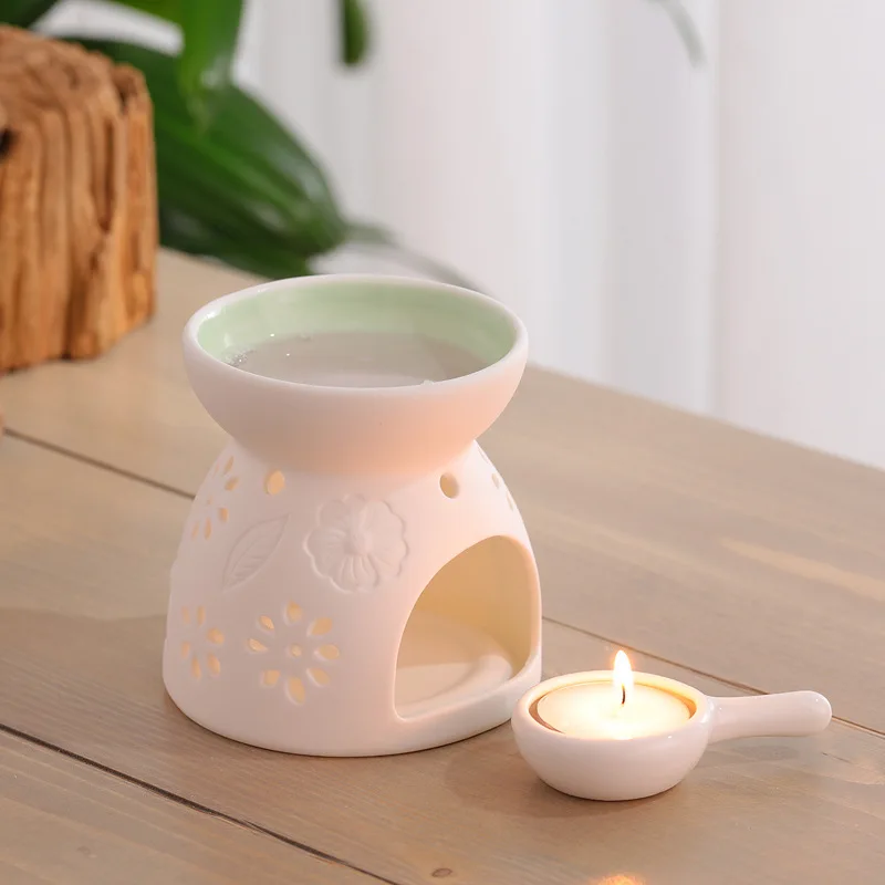 Ceramic Essential Oil Lamps Hollow Pattern Simple Essential Oil Fragrance Candle Incense Burners
Ceramic Essential Oil Lamps Hollow Pattern Simple Essential Oil Fragrance Candle Incense Burners