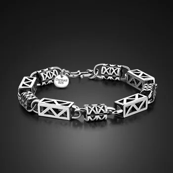 Retro personality man bracelet.The European and American fashion solid 925 silver bracelet.Sterling silver jewelry wholesale men
Retro personality man bracelet.The European and American fashion solid 925 silver bracelet.Sterling silver jewelry wholesale men