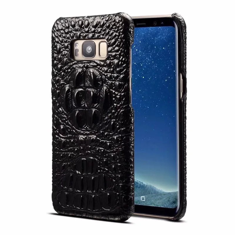 OUJINUO Genuine Leather Crocodile Pattern Back Cover For Samsung Galaxy S8 plus Note 8 Luxury Crocodile Leather Phone Cases Bags
OUJINUO Genuine Leather Crocodile Pattern Back Cover For Samsung Galaxy S8 plus Note 8 Luxury Crocodile Leather Phone Cases Bags