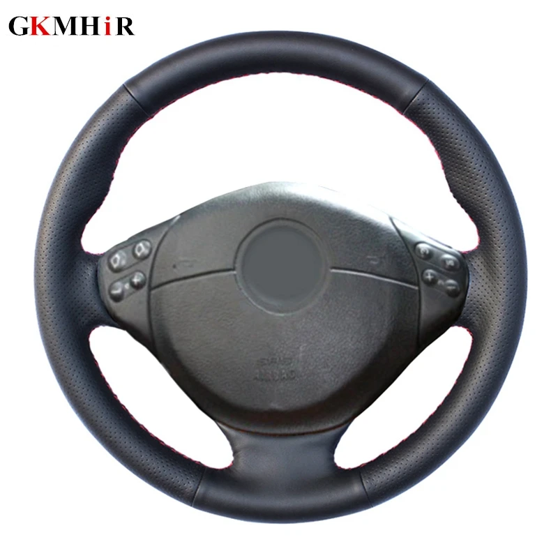 GKMHiR Hand-stitched Artificial Leather Black Steering Wheel Cover for BMW E39 5 Series E46 1999-2005 E36 E53 3 Series X5 Z3
GKMHiR Hand-stitched Artificial Leather Black Steering Wheel Cover for BMW E39 5 Series E46 1999-2005 E36 E53 3 Series X5 Z3