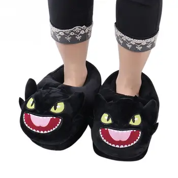 Women Shoes Plush Home Slippers For Home Use How To Train Your Dragon Toothless Night Fury Plush Slippers Soft Stuffed Shoes
Women Shoes Plush Home Slippers For Home Use How To Train Your Dragon Toothless Night Fury Plush Slippers Soft Stuffed Shoes