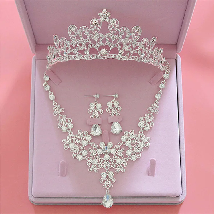 Gorgeous Wedding Tiara Jewelry Sets Diadem Shiny Bridal Crown Queen Tiaras Shinning Rhinestone Crystal Hair jewelry Sets
Gorgeous Wedding Tiara Jewelry Sets Diadem Shiny Bridal Crown Queen Tiaras Shinning Rhinestone Crystal Hair jewelry Sets