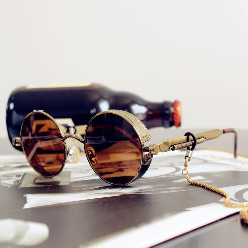 2019 Retro de Metal redondo polarizadas HD Punk Steampunk gafas de sol para mujer de los hombres vintage gafas de sol, gafas de
2019 Retro de Metal redondo polarizadas HD Punk Steampunk gafas de sol para mujer de los hombres vintage gafas de sol, gafas de