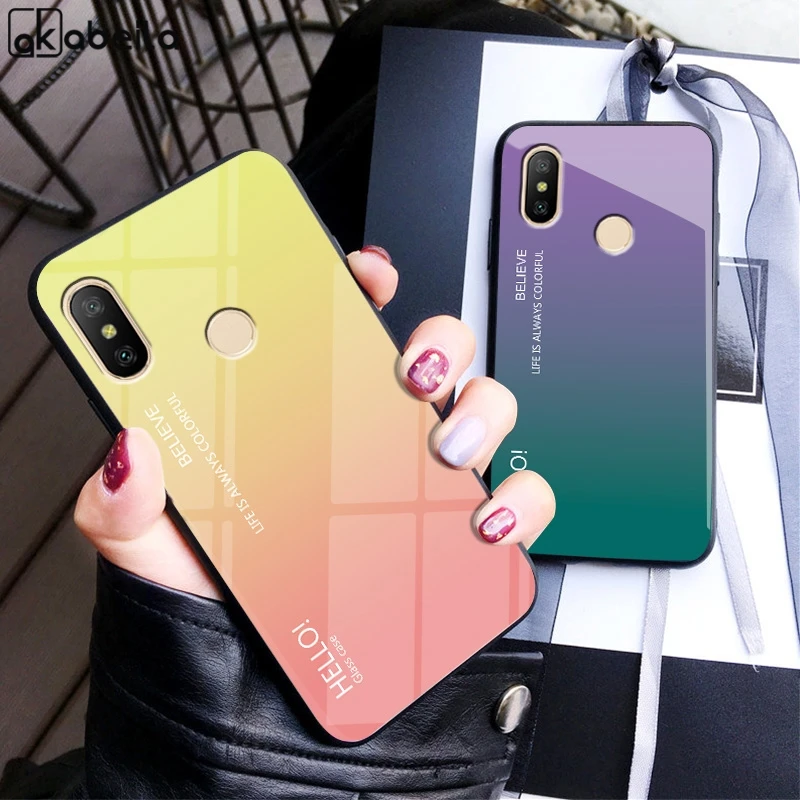 Tempered Glass Case For Xiaomi Redmi Note 6 5 Pro Plus 5A Prime 6A 4x 4 S2 Cases For Xiaomi Mi 8 SE Mi A2 Lite Max 3 A1 Covers
Tempered Glass Case For Xiaomi Redmi Note 6 5 Pro Plus 5A Prime 6A 4x 4 S2 Cases For Xiaomi Mi 8 SE Mi A2 Lite Max 3 A1 Covers