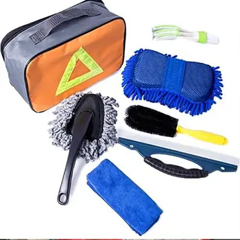 Car Wash Tool Tire Brush Outlet Cleaning Brush Car Small Wax Drag Towel Car Wash Cleaning Kit 7 Pcs
Car Wash Tool Tire Brush Outlet Cleaning Brush Car Small Wax Drag Towel Car Wash Cleaning Kit 7 Pcs