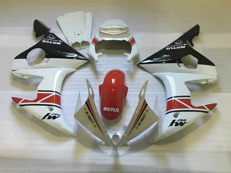 Набор обтекателей мотоцикла для YAMAHA YZFR6 2003 2004 YZF R6 03 04 yzfr6 YZF600 на заказ белый