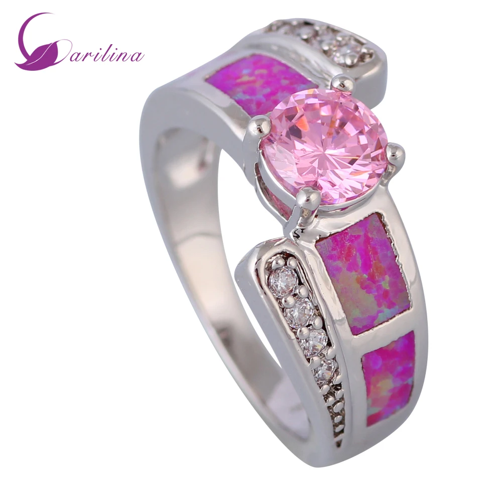 New 2016 Fashion Opal rings Pink Morganite Pink Fire Opal 925 stamp Silver Ring for womens size 5 6 7 8 9 R529
New 2016 Fashion Opal rings Pink Morganite Pink Fire Opal 925 stamp Silver Ring for womens size 5 6 7 8 9 R529