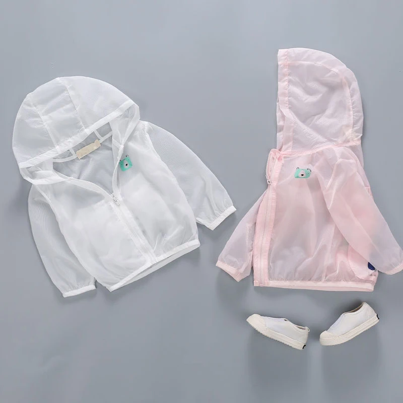 B&N Baby Girls Coat Bag Summer UV Protection Soft Outerwear Kids Cartoon Breathable Sun Protection Clothing For Boys And Girls5