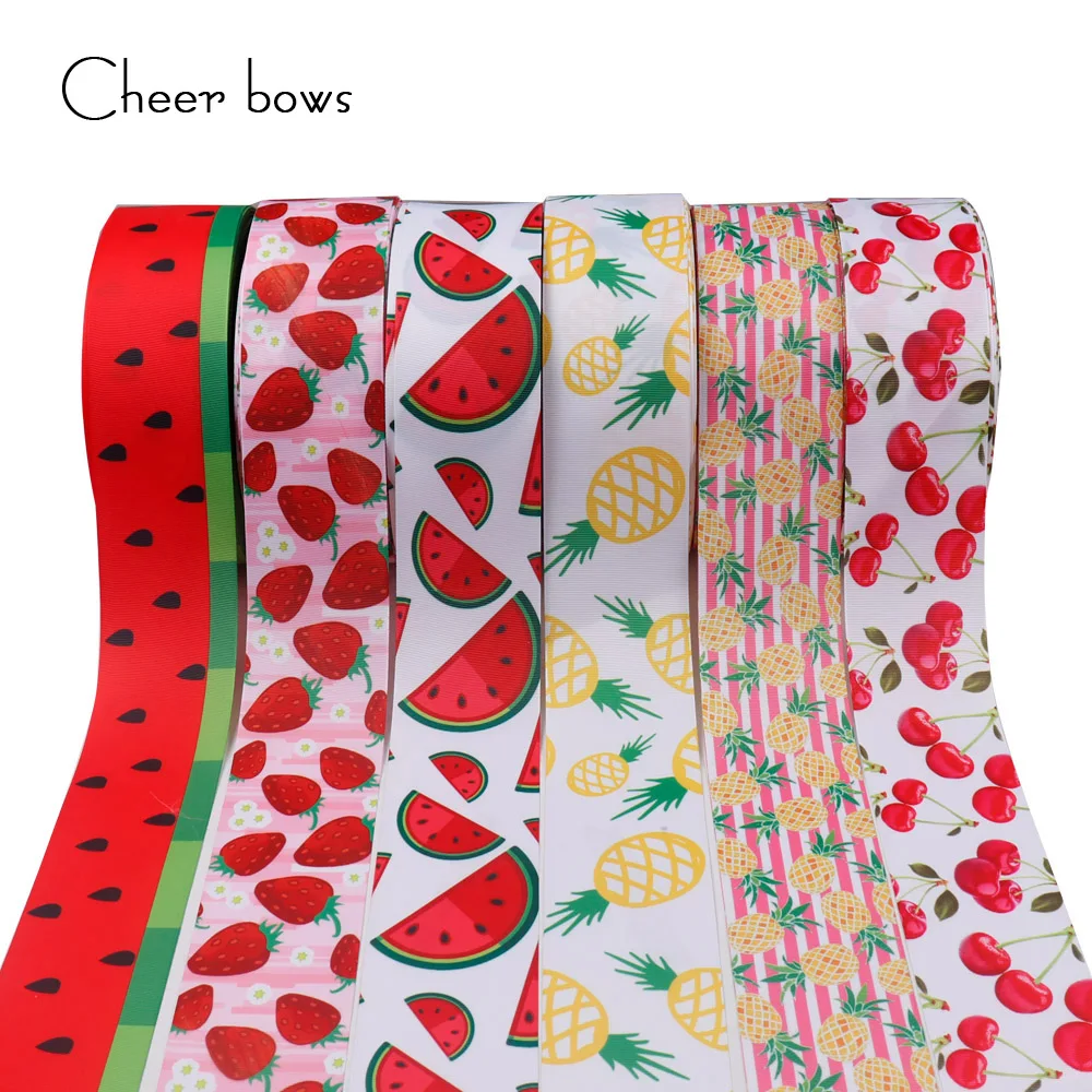 1-10 Yard 1/'/' Sponge baby face Printed Grosgrain Ribbon Hair Bow Sewing Ribbon