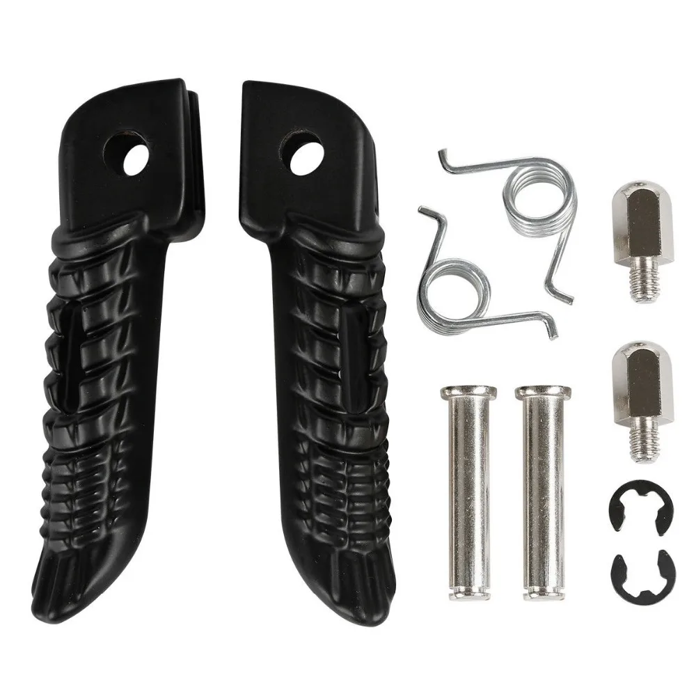 Передние Подножки для мотоцикла, подножки для Suzuki GSXR 600 GSXR 750 GSXR 1000 2001-2022 2019 2018 2017 16, черный/матовый черный/серебристый
Передние Подножки для мотоцикла, подножки для Suzuki GSXR 600 GSXR 750 GSXR 1000 2001-2022 2019 2018 2017 16, черный/матовый черный/серебристый