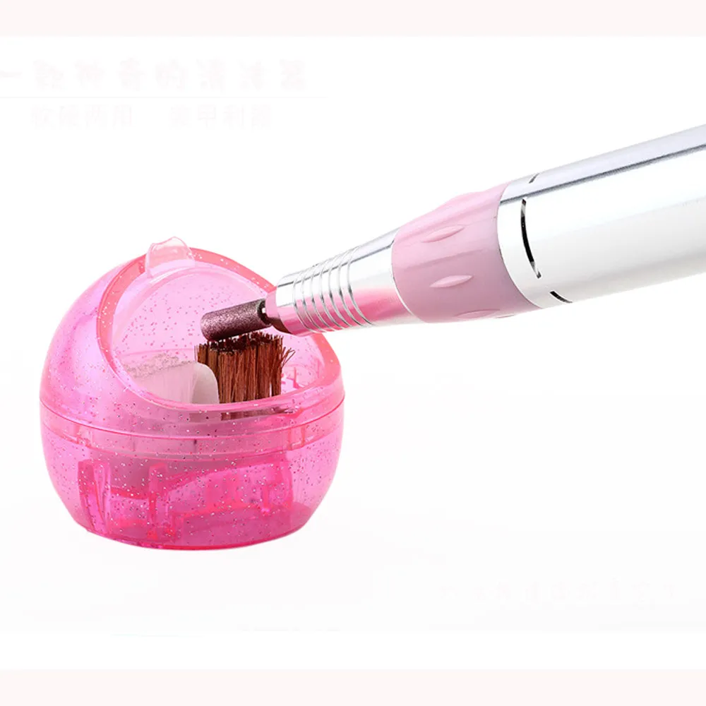 Nail Drill Bits Cleaning Box Hard & Soft Brush For Manicure Rotary Bur Clean F815
Nail Drill Bits Cleaning Box Hard & Soft Brush For Manicure Rotary Bur Clean F815