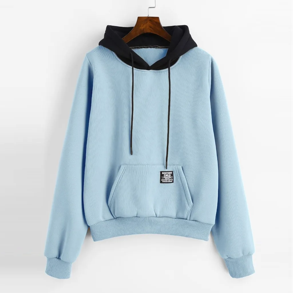 CHAMSGEND Women Sweatshirts hoodies With Pocket Long Sleeve Autumn Letter Print Patchwork pullover Hooded Casual streetwear F722
CHAMSGEND Women Sweatshirts hoodies With Pocket Long Sleeve Autumn Letter Print Patchwork pullover Hooded Casual streetwear F722