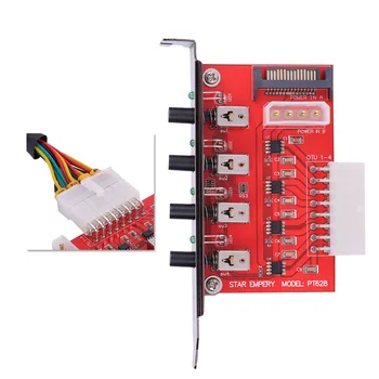 Four Channel PT628 HDD Power Control Switch Hard Drive Selector SATA Drive Switcher
Four Channel PT628 HDD Power Control Switch Hard Drive Selector SATA Drive Switcher