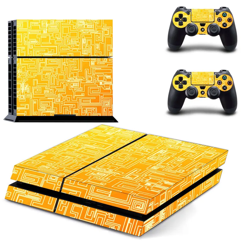 OSTSTICKER желтые виниловые наклейки для Sony Playsation 4 консоли PS4 и контроллеров