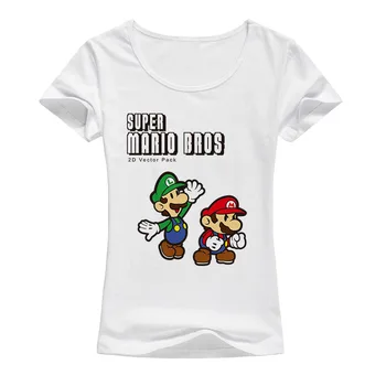 Super Mario T Shirt Women 2017 Summer Short Sleeve Cotton Super Mario Bros T-shirts Tops Tee Femme kawaii T Shirts A42
Super Mario T Shirt Women 2017 Summer Short Sleeve Cotton Super Mario Bros T-shirts Tops Tee Femme kawaii T Shirts A42