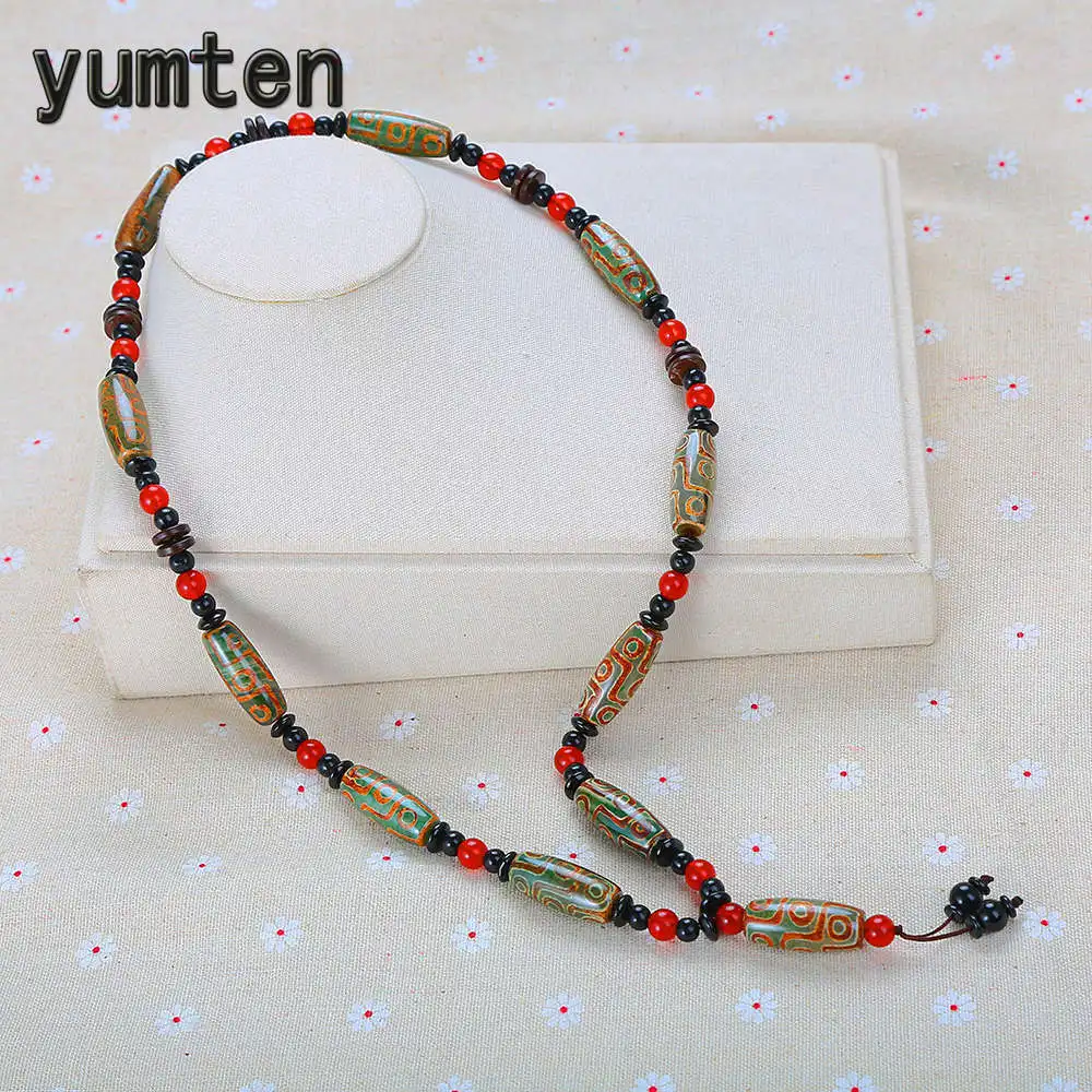 Yumten Women Star Necklace Agate Dzi Bead Chain Religious Jewelry Tibetan Buddhism Ornaments Fashion Sweater Chain Femme Amulet
Yumten Women Star Necklace Agate Dzi Bead Chain Religious Jewelry Tibetan Buddhism Ornaments Fashion Sweater Chain Femme Amulet