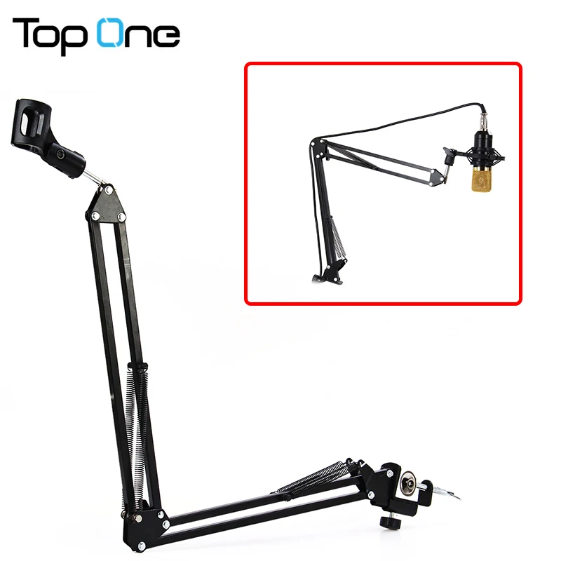 Extendable Recording Microphone Holder Suspension Boom Scissor Arm Stand Holder with Microphone Clip Table Mounting Clamp New
Extendable Recording Microphone Holder Suspension Boom Scissor Arm Stand Holder with Microphone Clip Table Mounting Clamp New