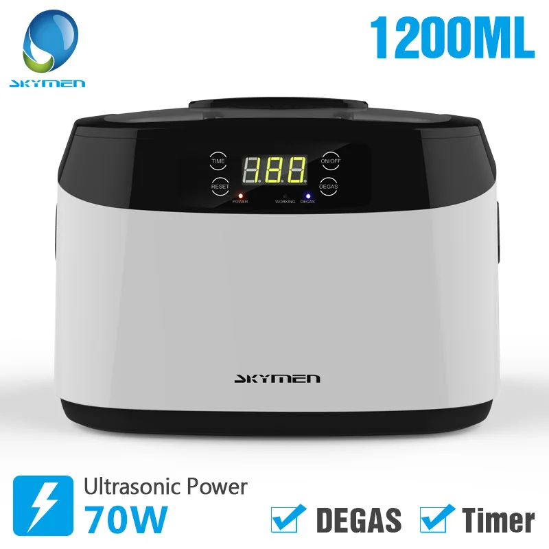 Skymen Ultrasonic Cleaner Jewelry Manicure Tools Parts Dental Watches Glasses Tank with Timer Degas Ultrasound Fruits Cleaning
Skymen Ultrasonic Cleaner Jewelry Manicure Tools Parts Dental Watches Glasses Tank with Timer Degas Ultrasound Fruits Cleaning
