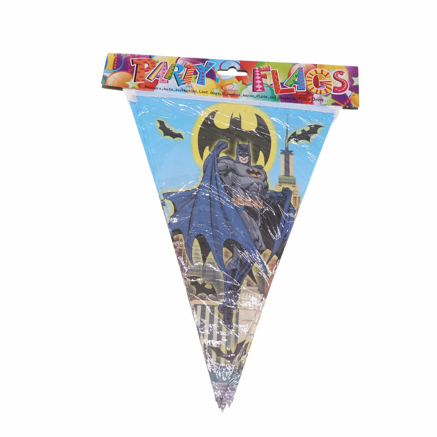 10pcs Batman flag Cartoon birthday Banner happy Wedding Christmas Decoration supplies for baby shower Birthday baby
10pcs Batman flag Cartoon birthday Banner happy Wedding Christmas Decoration supplies for baby shower Birthday baby