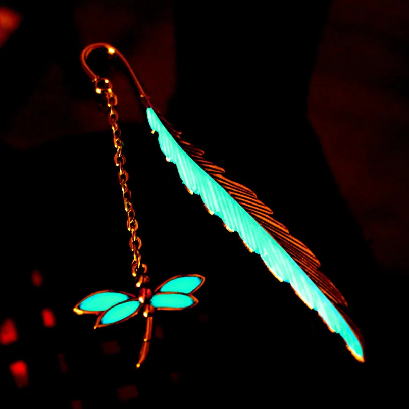 Dragonfly CHARMS leaves BOOKMARK GLOW in the DARK fashion classics Odonate leaves lead free alloy bookmark gift Single
Dragonfly CHARMS leaves BOOKMARK GLOW in the DARK fashion classics Odonate leaves lead free alloy bookmark gift Single