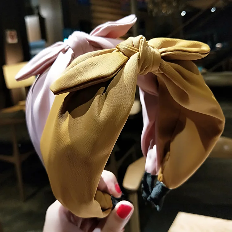 Korean Rabbit Ear Bows Hairbands for Women Cross Knot Headband Simple Solid Color Wide Side Hair Hoop Girls Hair Accessories
Korean Rabbit Ear Bows Hairbands for Women Cross Knot Headband Simple Solid Color Wide Side Hair Hoop Girls Hair Accessories
