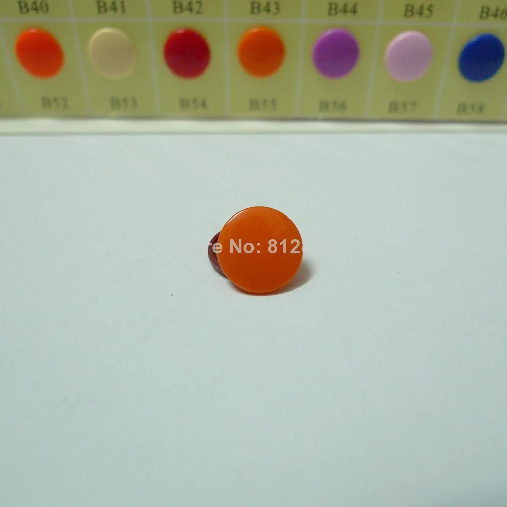 200 Sets #B55 ORANGE T5 Glossy Round KAM Snap Buttons 60 Colors Available in Stock
200 Sets #B55 ORANGE T5 Glossy Round KAM Snap Buttons 60 Colors Available in Stock