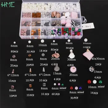 24 Girds Earrings Set Kit Plastic Case Box PomPom Single Rings Spacer Beads Charms Pin Ear Hooks For DIY Earring Jewelry Making
24 Girds Earrings Set Kit Plastic Case Box PomPom Single Rings Spacer Beads Charms Pin Ear Hooks For DIY Earring Jewelry Making