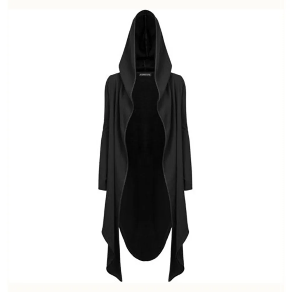 Gothic Casual Hooded Long Coats Women Autumn Trench Coat Fashion Streetwear Minimalist Black Top Female Loose Cardigan Overcoat
Gothic Casual Hooded Long Coats Women Autumn Trench Coat Fashion Streetwear Minimalist Black Top Female Loose Cardigan Overcoat