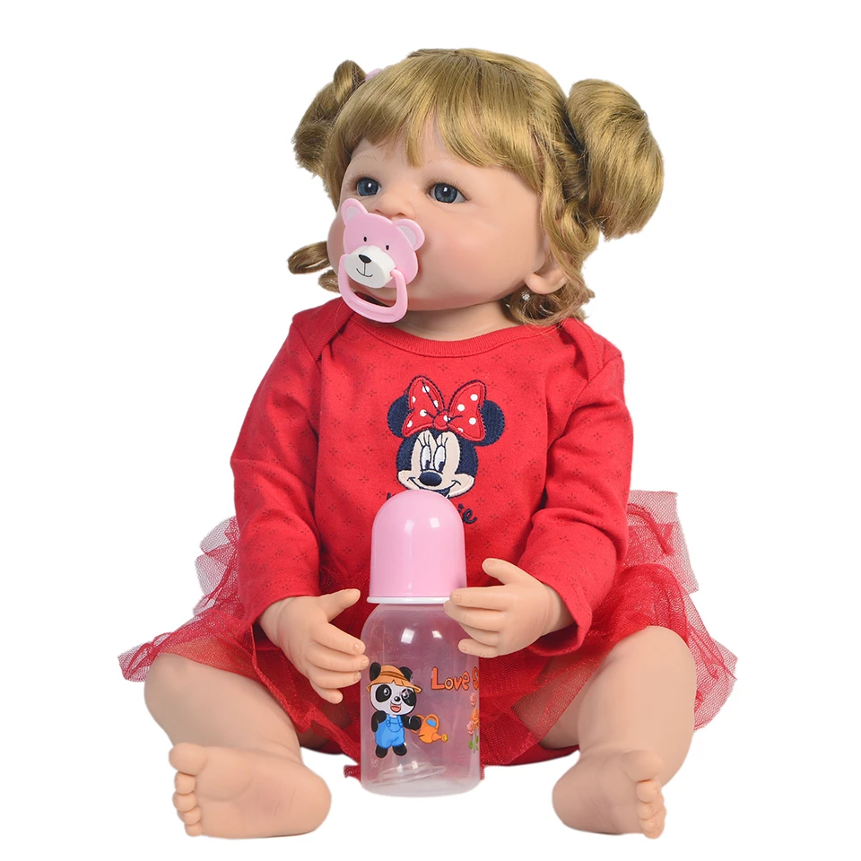 55cm Full Silicone Body Reborn Baby Doll Toy For Girl Vinyl Newborn girl baby alive doll gift for child bebes reborn menina
55cm Full Silicone Body Reborn Baby Doll Toy For Girl Vinyl Newborn girl baby alive doll gift for child bebes reborn menina