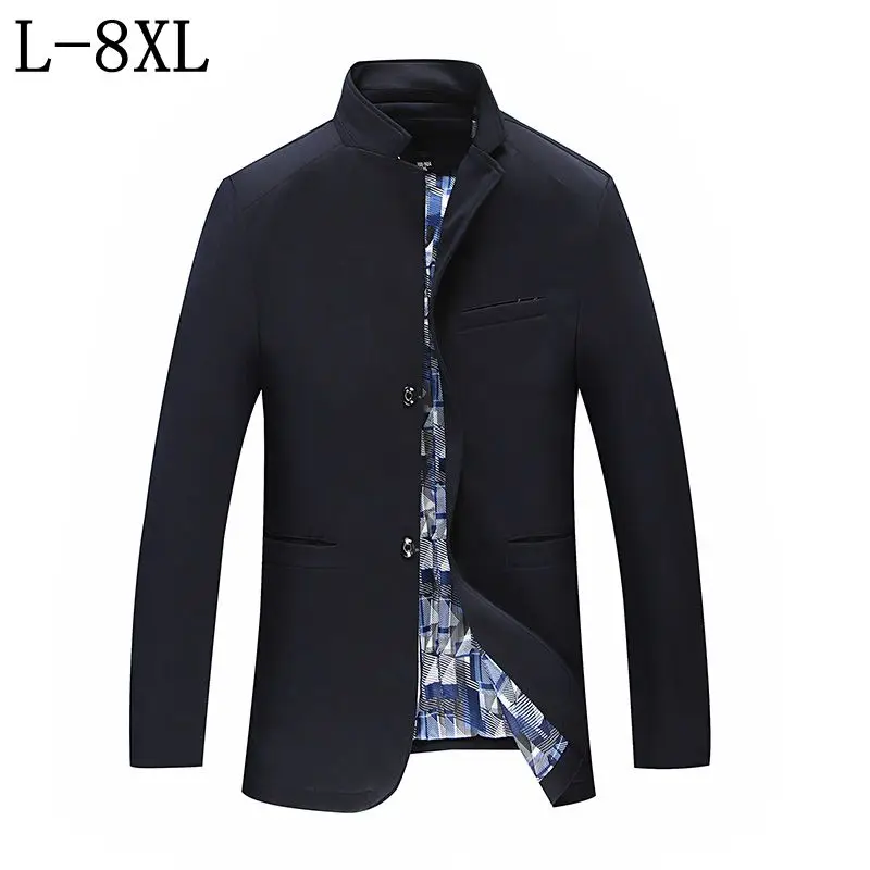 2018 New Men's Casual Blazers Hot Sale Leisure Suit Fashion Loose Blazer Masculino Single Breasted Costume Homme Size 7XL 8XL
2018 New Men's Casual Blazers Hot Sale Leisure Suit Fashion Loose Blazer Masculino Single Breasted Costume Homme Size 7XL 8XL