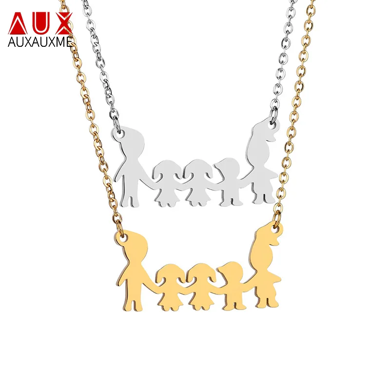 Auxauxme Infinity Love Parents Kids Family Necklace Stainless Steel Cartoon Mom Dad Girls Boy Pendant Necklaces Christmas Gift
Auxauxme Infinity Love Parents Kids Family Necklace Stainless Steel Cartoon Mom Dad Girls Boy Pendant Necklaces Christmas Gift