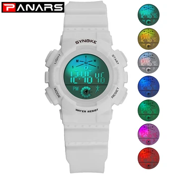PANARS Digital Sport Watch Bracelet For Women Fashion And Causal Style Wristwatches Waterproof Watches Alarm Clock Running
PANARS Digital Sport Watch Bracelet For Women Fashion And Causal Style Wristwatches Waterproof Watches Alarm Clock Running