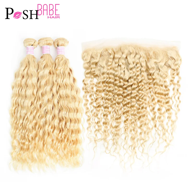 12 - 28 inch Brazilian Deep Wave Bundle With 13x4 Ear To Ear Lace Frontal 613 Blonde Bundles with Frontal Closure Bleached Knots
12 - 28 inch Brazilian Deep Wave Bundle With 13x4 Ear To Ear Lace Frontal 613 Blonde Bundles with Frontal Closure Bleached Knots