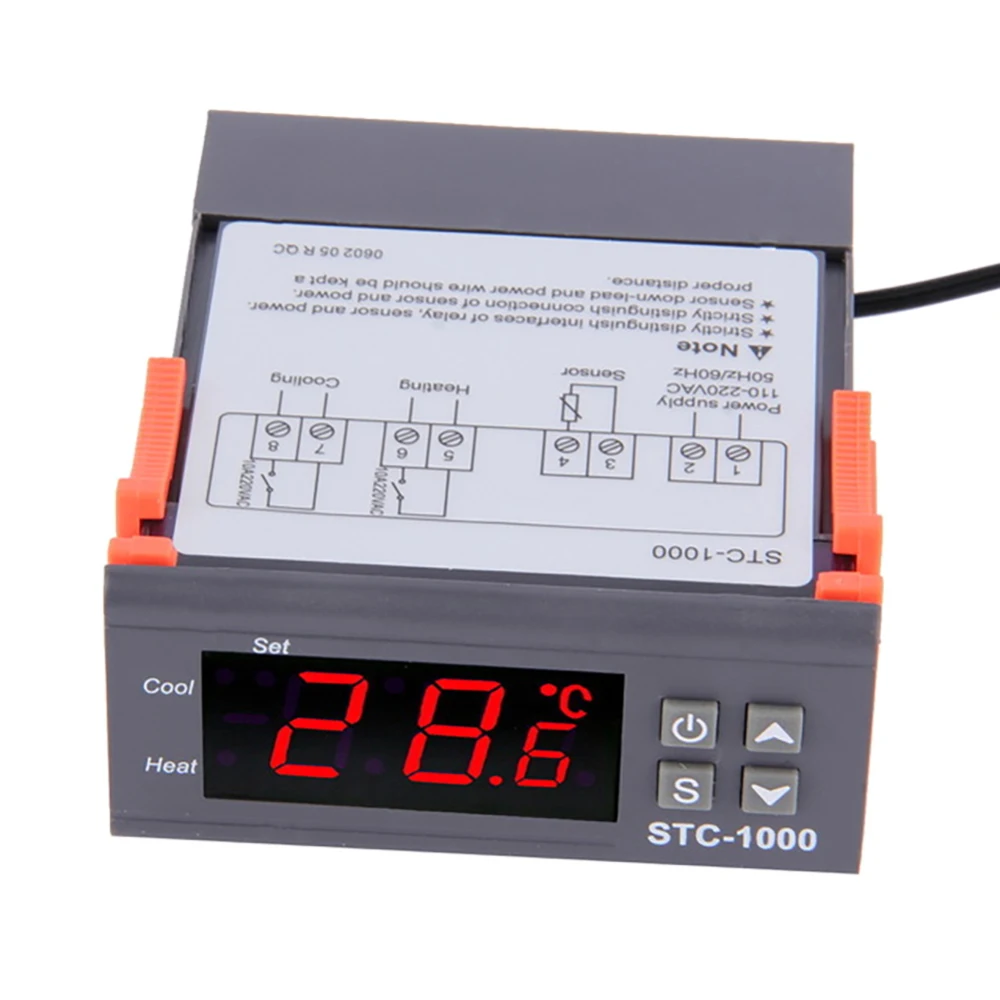 220V 12V 24V 2 Relay Thermostat Controller Digital Temperature Controller for Incubator Heating Cooling Thermoregulator
220V 12V 24V 2 Relay Thermostat Controller Digital Temperature Controller for Incubator Heating Cooling Thermoregulator