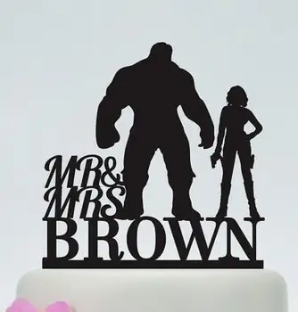 personalized Hulk and Black Widow superhero family wedding birthday cake toppers bridal baby shower Bachelor party decorations
personalized Hulk and Black Widow superhero family wedding birthday cake toppers bridal baby shower Bachelor party decorations