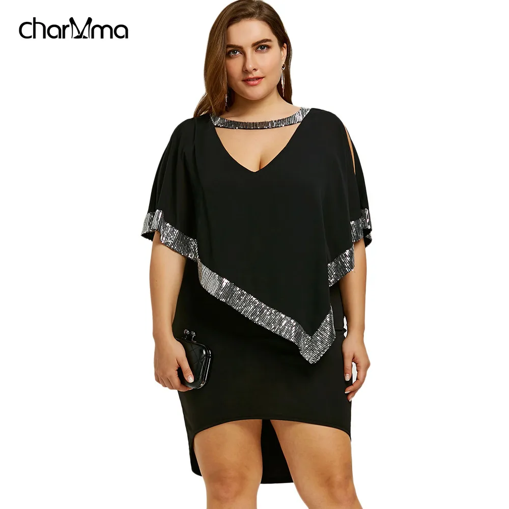 Plus Size Wide Midi Summer Dress Office Ladies Work Wear Sequin Overlay Chiffon Party Overall Bodycon Dress Vestidos Robe Femme
Plus Size Wide Midi Summer Dress Office Ladies Work Wear Sequin Overlay Chiffon Party Overall Bodycon Dress Vestidos Robe Femme