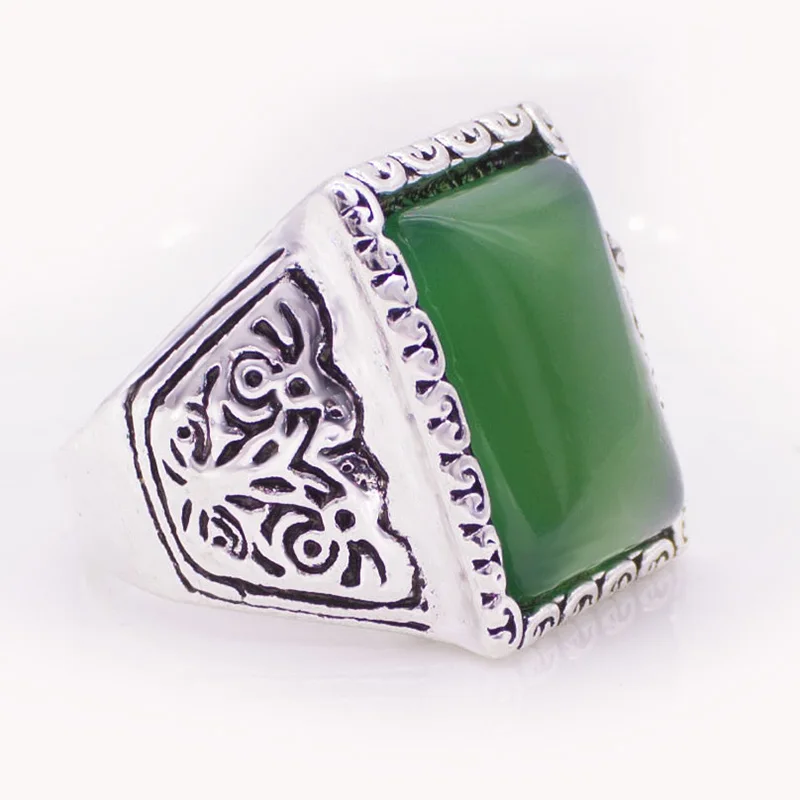 Bohemian Retro Style Large Green Stone Rings for Women Men Silver Plated Vintage Rings Fashion Jewelry
Bohemian Retro Style Large Green Stone Rings for Women Men Silver Plated Vintage Rings Fashion Jewelry