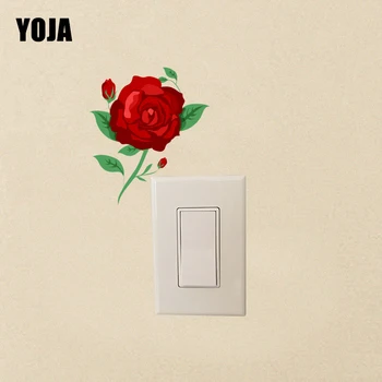 YOJA Artistical Red Warm Rose Flower Nice Beautiful Design Switch Sticker PVC Room Decor Wall Decal 15SS0288
YOJA Artistical Red Warm Rose Flower Nice Beautiful Design Switch Sticker PVC Room Decor Wall Decal 15SS0288