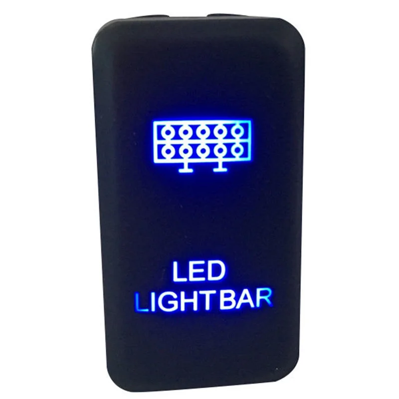 Mayitr 12V Laser Push Button Rocker Toggle Switch Blue LED Bar Light Car Auto ON-OFF Single Button Switch For Toyota Car Styl
Mayitr 12V Laser Push Button Rocker Toggle Switch Blue LED Bar Light Car Auto ON-OFF Single Button Switch For Toyota Car Styl