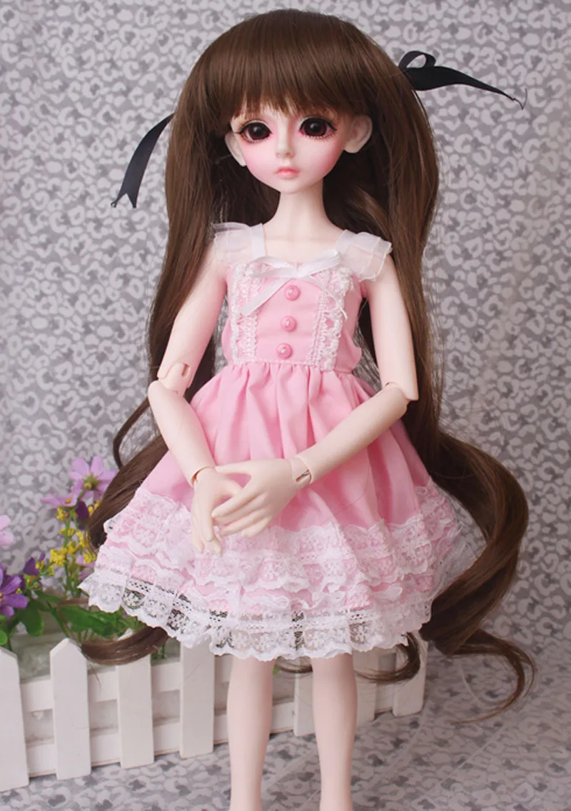 New Arrival 1/3 1/4 1/6 BJD SD Doll Dress Clothes Pink Dress With Lace For Girls Toy Doll Accessories
New Arrival 1/3 1/4 1/6 BJD SD Doll Dress Clothes Pink Dress With Lace For Girls Toy Doll Accessories