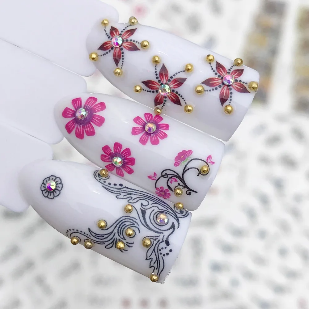 YZWLE 50 Sheets Nail Sticker Black Flower Water Transfer Decal Lace Dream Catcher Design Nail Art Slider Decor
YZWLE 50 Sheets Nail Sticker Black Flower Water Transfer Decal Lace Dream Catcher Design Nail Art Slider Decor