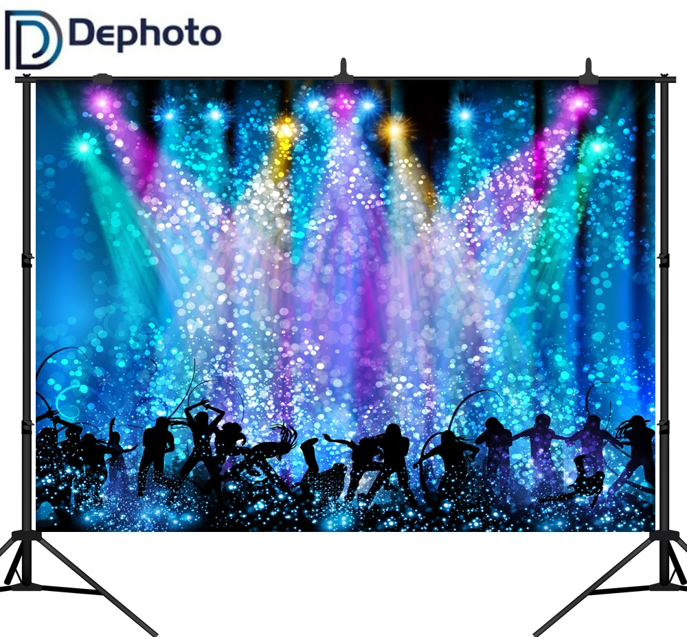 DePhoto Photography Backdrop Disco Party Music Dance Light Carnival Photo Background Studio Shoot Photocall Photophone Decor
DePhoto Photography Backdrop Disco Party Music Dance Light Carnival Photo Background Studio Shoot Photocall Photophone Decor