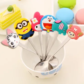 Kawaii Silicone Cartoon Characters Minions Stainless Steel Spoon Children's tableware Spoon Soup Coffee/ tea Spoon Dinnerware
Kawaii Silicone Cartoon Characters Minions Stainless Steel Spoon Children's tableware Spoon Soup Coffee/ tea Spoon Dinnerware