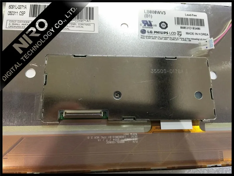 KCVV DHL/EMS Shipping New Original LB080WV3(B1) LCD Display 8" Car DVD navigation LCD Panel
KCVV DHL/EMS Shipping New Original LB080WV3(B1) LCD Display 8" Car DVD navigation LCD Panel