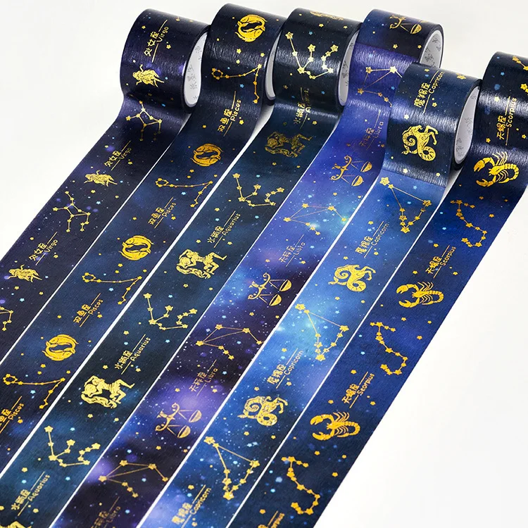 NOVERTY Constellation 12 Foil Washi Tape Kawaii Scrapbooking Masking tape Stickers scrapbooking Washitape Washy tape 02580
NOVERTY Constellation 12 Foil Washi Tape Kawaii Scrapbooking Masking tape Stickers scrapbooking Washitape Washy tape 02580