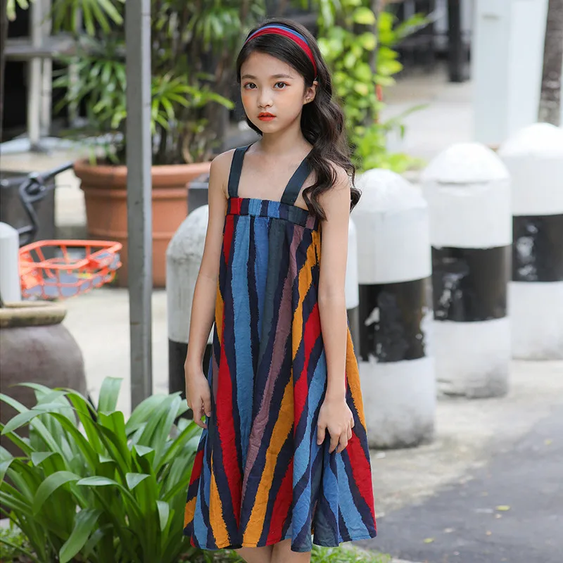 6 8 10 12 14 16 Yrs big girls kids summer 2019 colorful striped cotton sundress teens children fashion sleeveless beach dresses
6 8 10 12 14 16 Yrs big girls kids summer 2019 colorful striped cotton sundress teens children fashion sleeveless beach dresses