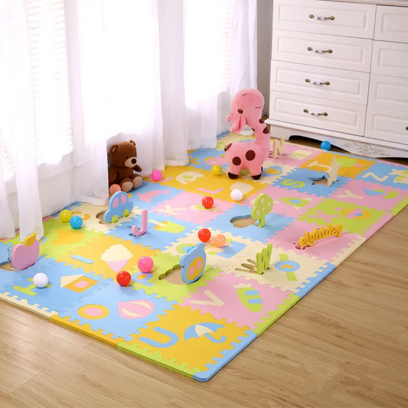 Lovely children climbing pad puzzle cartoon baby crawling safety mat with fence Size 30*30cm*1.3cm thickness
Lovely children climbing pad puzzle cartoon baby crawling safety mat with fence Size 30*30cm*1.3cm thickness