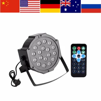 Professional LED DMX Stage Lights 18 RGB DMX Stage Lighting Effect DMX512 Master-Slave Led Flat for DJ Disco Party KTV
Professional LED DMX Stage Lights 18 RGB DMX Stage Lighting Effect DMX512 Master-Slave Led Flat for DJ Disco Party KTV